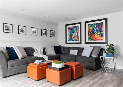Living Room Decor Ideas With Grey Floors