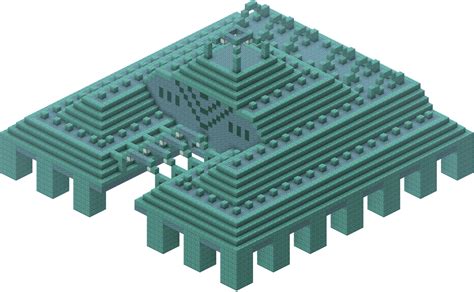 Minecraft Ocean Temple Schematic