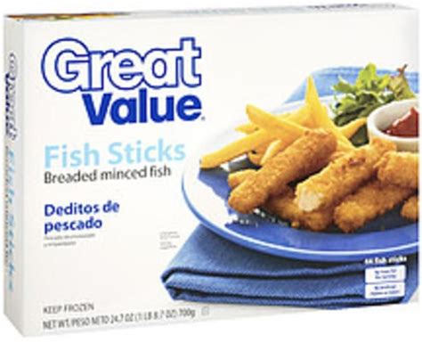 Great Value Fish Sticks 247 Oz Nutrition Information