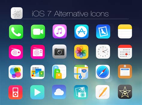 Ios 7 Alt Icons By Eatosdesign On Deviantart