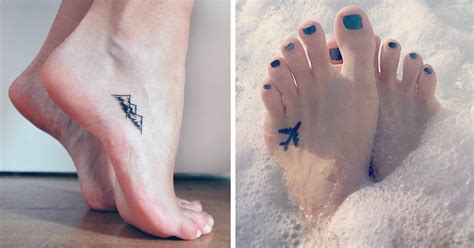 15 Cute Miniature Foot Tattoo Ideas