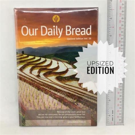 Our Daily Bread Upsized Edition Volume 26 400 Pages Devotional