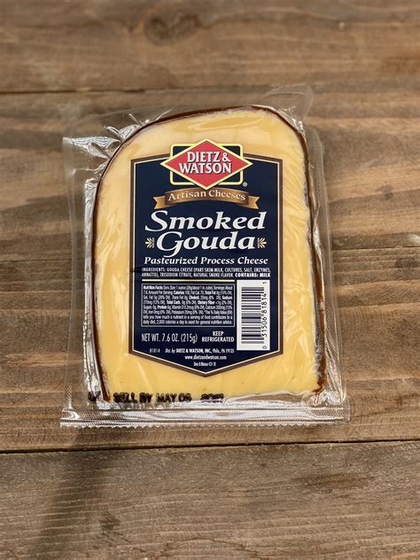 Smoked Gouda Cheese Oz Wedge Giordano Garden Groceries