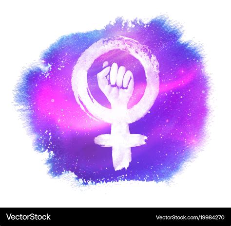 Women Protest Feminism Symbol Royalty Free Vector Image