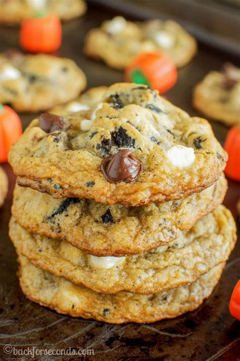 Pumpkin Spice Oreo Chocolate Chip Cookies Back For Seconds