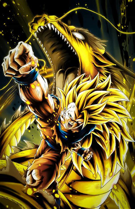 Dragon Fist Ssj3 Goku By Satzboom On Deviantart