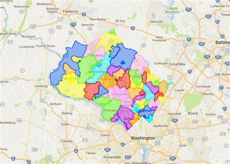 Silver Spring Zip Code Map Map