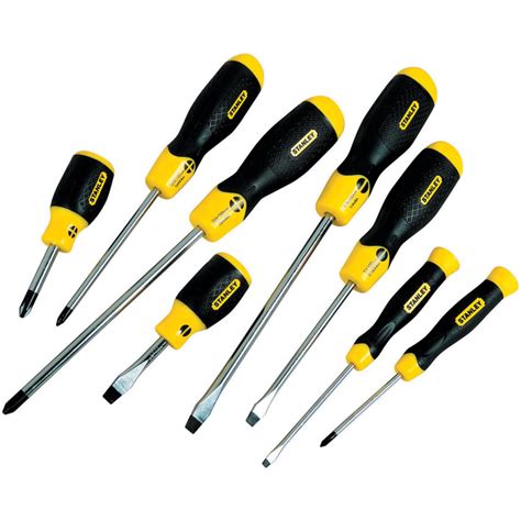Stanley Slotted Screwdriver Set Set Of 8 0 65 011 Cromwell Tools