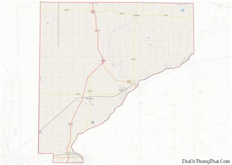Map Of Warren County Indiana