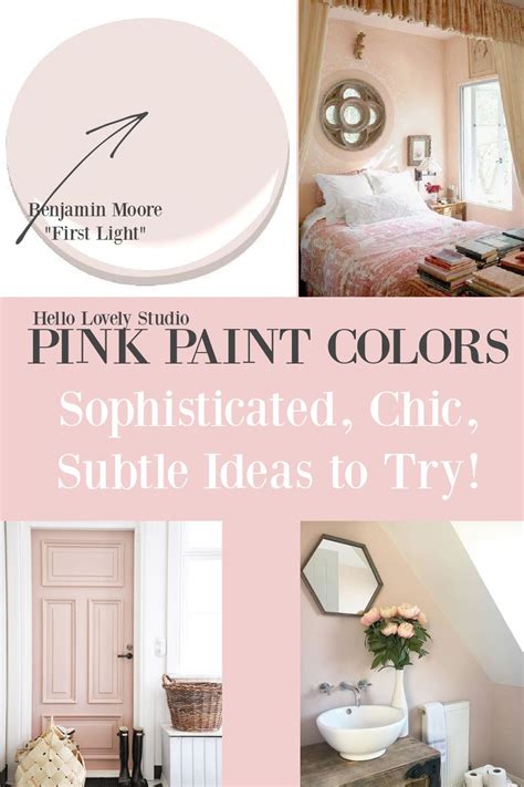 Best Sophisticated Chic And Subtle Pink Paint Colors Now Hello