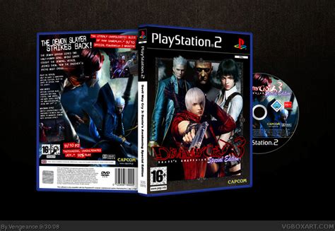 Devil May Cry Special Edition Playstation Box Art Cover By Vengeance