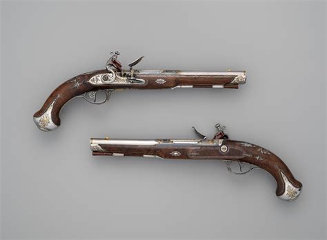 Tula Arms Factory Pair Of Flintlock Pistols Made For Grand Duke