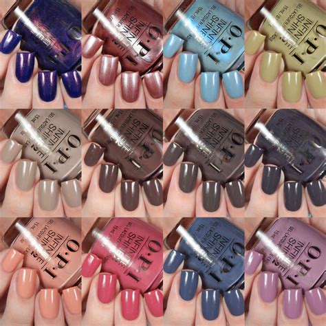 Opi Iceland Fall 2017 Collection Swatches And Review