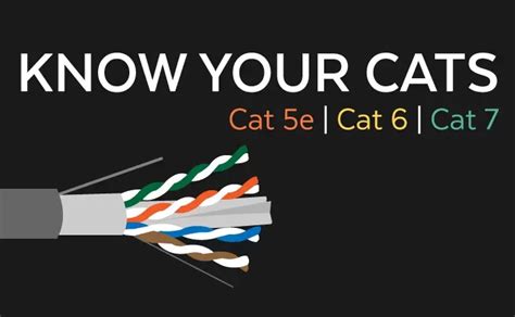 Ethernet Cables Difference Between Cat5 Vs Cat6 Vs Cat7 Cable Types