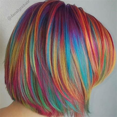 I Want This Hair Rainbow Hair Pinterest Hair Hair Styles
