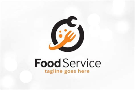 Food Service Logo Template Branding And Logo Templates Creative Market