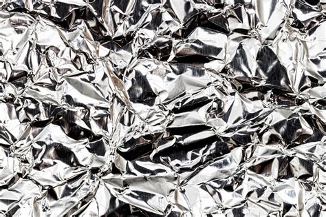Texture Of Crumpled Aluminum Foil Stock Photo Containing Foil And