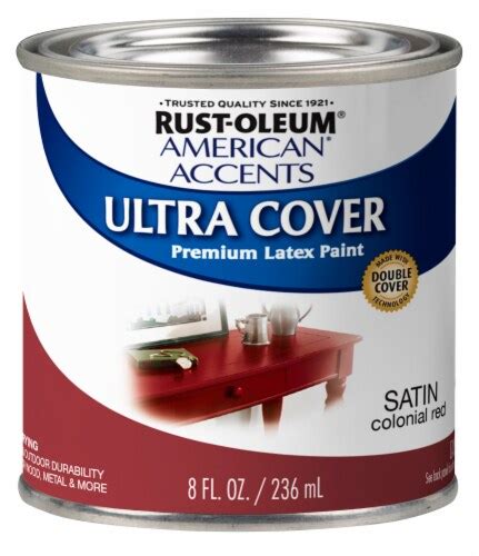 Rust Oleum American Accents Ultra Cover Satin Premium Latex Paint