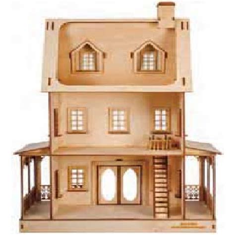 124 Lazer Cut Abriana Country Cottage Flat Pack Kit Laser Dollhouse