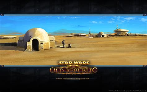 Star Wars The Old Republic Tatooine Videogame Star Wars Sw