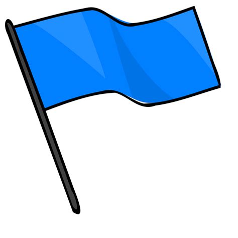 Blue Flag Svg