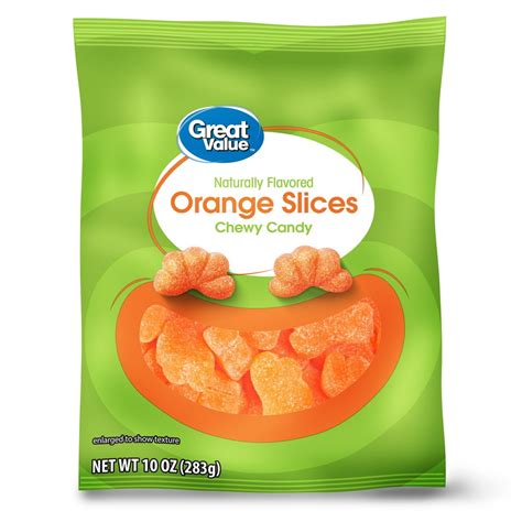 Great Value Orange Slices Chewy Candy 10 Oz