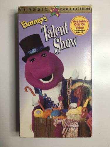Barney Barneys Talent Show Vhs 1996 45986020109 Ebay