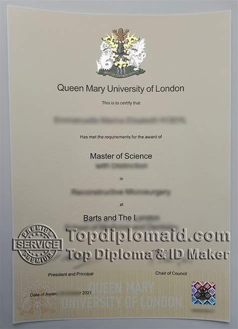 Queen Mary University Of London Master Degree Purchase Diplomabuy