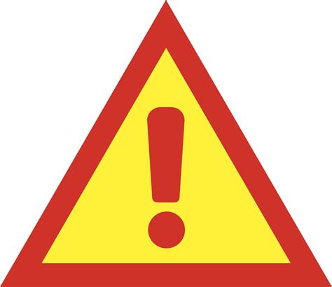 Caution Triangle Symbol Clipart Best