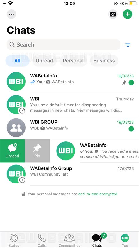Whatsapp Beta For Ios 2317177 Whats New Wabetainfo