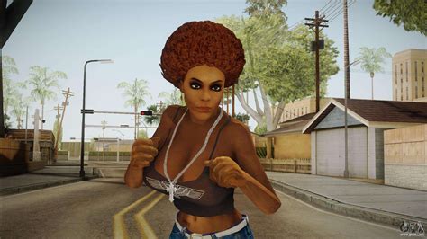 Get protected today and get your 70% discount. Afro Girl Skin v2 para GTA San Andreas