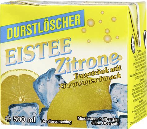 Durstlöscher Erfrischungsgetränk Eistee Zitronen Geschmack limuno com