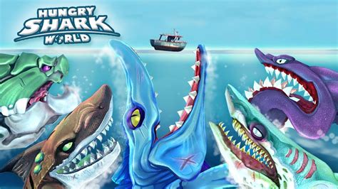 Since it has a wide mouth, it can be used to offensively rampage through many creatures in the ocean, as well as out of. ALL "!!" LARGE SHARKS!!! - Hungry Shark World | Ep 55 HD ...
