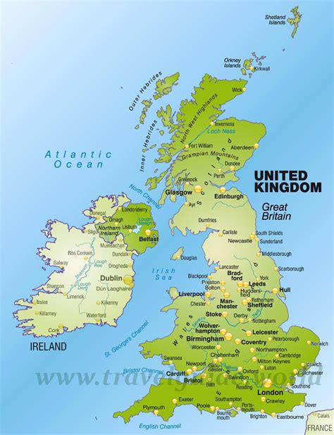 Großbritannien (insel), die hauptinsel der britischen inseln im nordatlantik. Großbritannien - Königreich der Britischen Inseln