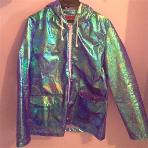 Holographic Jacket From Boohoo Holographic Jacket Jackets Clothes
