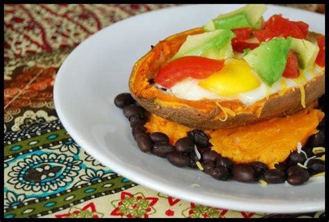 Mexican Style Sweet Potato Egg Boat Recipes