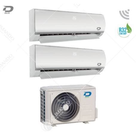 Condizionatore Climatizzatore Diloc Dual Split Inverter Frozen R 32