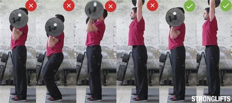 How To Overhead Press With Proper Form Full Guide Stronglifts