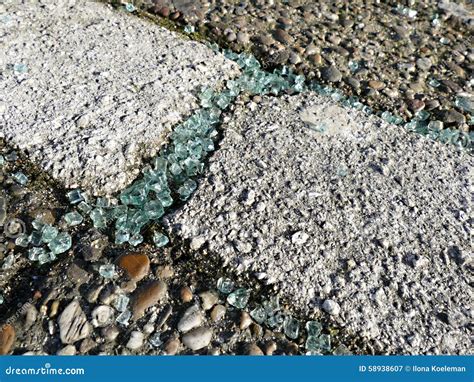 broken car glass shards on pavement stock image image of accident city 58938607