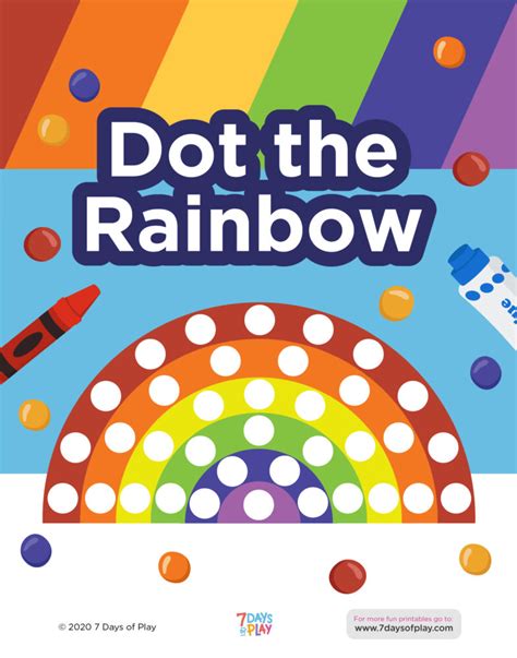 Dot The Rainbow 7 Days Of Play