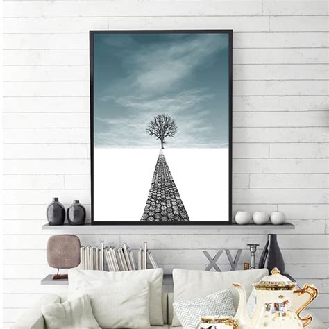 Buy Tree Canvas Paintings Nordic Scandinavian Posters