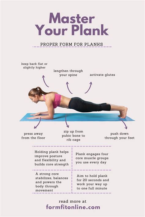 Master The Plank Tips For Perfecting Your Form