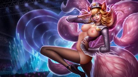 Popstar Ahri Nude Splash Art League Of Legends Hentai Porn