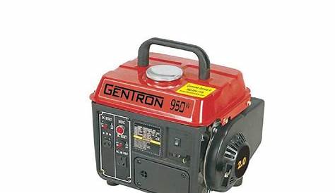 Gentron Gg10020 Generator Owner's Manual
