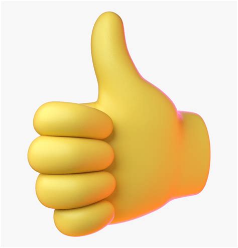 Animated Emoji Thumbs Up Gif HD Png Download Transparent Png Image PNGitem