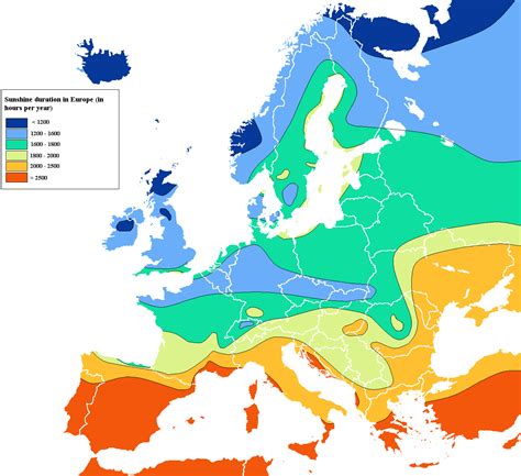 Så lyser solen i Europa Blandat här i Sverige Feber Webb