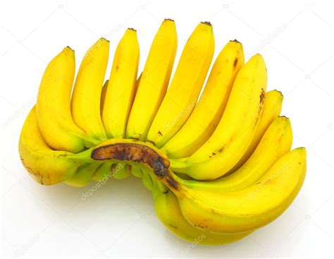 Bunch Of Bananas Isolated On White Background — Stock Photo © Aarrows