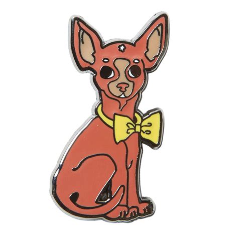 Chihuahua Enamel Pin By Lovethybeast On Etsy Ca