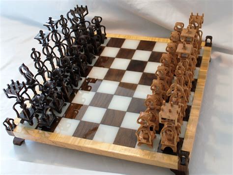 Scroll Saw Pattern Advanced Chess Set 2