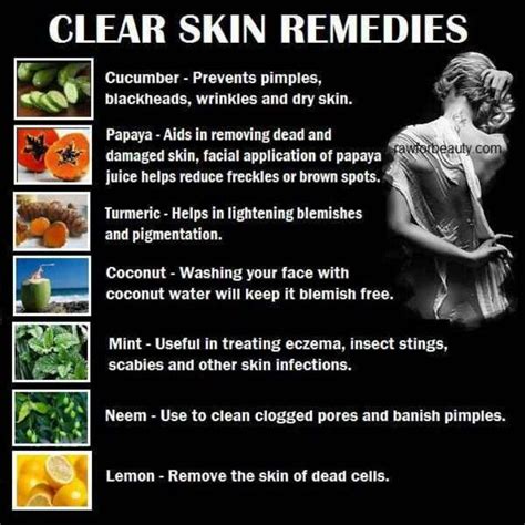 Clear Skin Remedies Clear Skin Remedies Natural Remedies Holistic